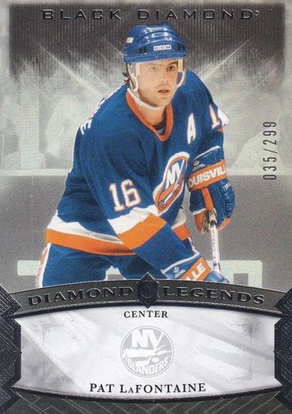 insert karta PAT LaFONTAINE 23-24 Black Diamond Diamond Legends /299